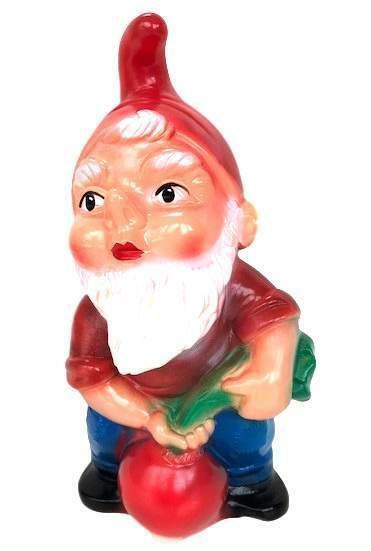 Tuinkabouter met radijsje, kunststof kabouter 22cm, Tuin en Terras, Tuinbeelden, Nieuw