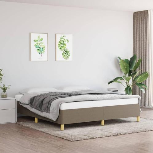 Bedframe Taupe 180x200: Tweedekansje voor Slim Slapen!, Huis en Inrichting, Slaapkamer | Bedden, 180 cm, 200 cm, Grijs, Nieuw