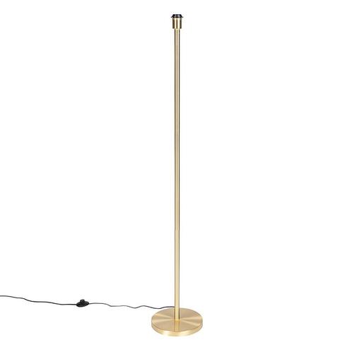 Klassieke vloerlamp messing zonder kap - Simplo, Huis en Inrichting, Lampen | Vloerlampen, Nieuw, Overige materialen, 100 tot 150 cm