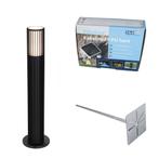 Buiten paaltje zwart met grondpin en kabelmof 50cm IP44 -, Nieuw, Minder dan 50 watt