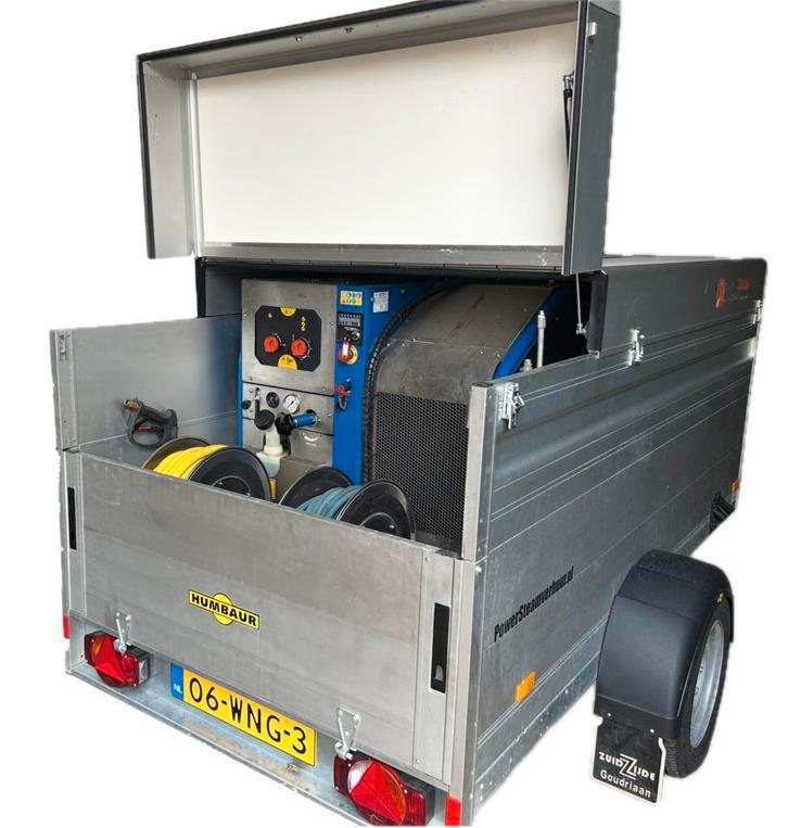 Te huur PS-11 Hogedruktrailer met PowerSteam -stoomfunctie, Doe-het-zelf en Verbouw, Reinigingsmachines, Nieuw, Ophalen