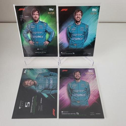 2022 Topps F1 Lights Out Sebastian Vettel 4x parallels /49,, Hobby en Vrije tijd, Verzamelkaartspellen | Overige