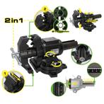 Competition Bankschroef 2-in-1 Multifunctioneel 125mm, Verzenden, Nieuw