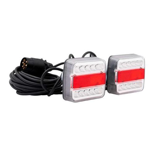 LED Verlichtingsset voor aanhangwagen / trailer + magneet, Auto diversen, Aanhangwagen-onderdelen, Nieuw, Verzenden