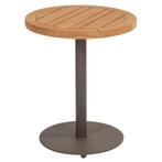 Volta bijzettafel met middenpoot 45xH55 cm aluminium terre, Ophalen of Verzenden, Nieuw