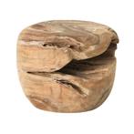 *WOONWINKEL* Must Living Bali Rond Tafeltje Van Teak Hout Na, Verzenden, Nieuw
