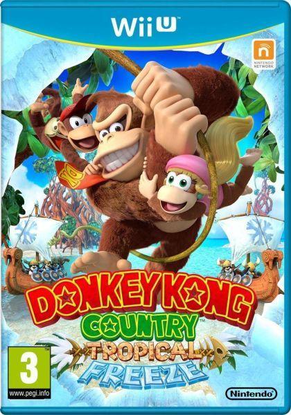 Donkey Kong Country Tropical Freeze-Standaard (Wii U), Spelcomputers en Games, Games | Nintendo Wii U, Zo goed als nieuw, Ophalen of Verzenden