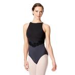 Balletpakje voor dames - Zwart/grijs - Gesloten halslijn - S, Verzenden, Nieuw