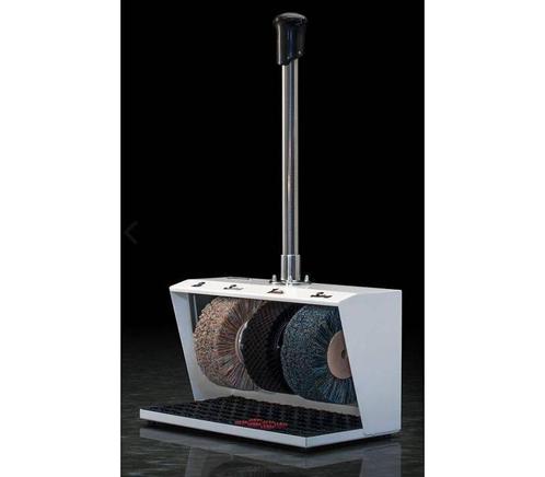 Schoenpoetsmachine staal | 3 Borstels, Zakelijke goederen, Horeca | Keukenapparatuur, Verzenden