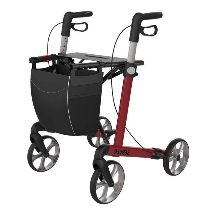 Rehasense Rollator Server S rood, Diversen, Verpleegmiddelen, Ophalen of Verzenden