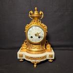 Tafelklok Lodewijk XVI-stijl - Verguld brons - Ca. 1880 -, Antiek en Kunst, Antiek | Klokken