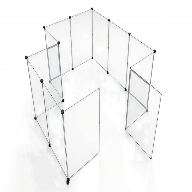 Kattenren voor Binnen - 204 x 102 x 71 cm - Konijnenren -, Dieren en Toebehoren, Knaagdieren en Konijnen | Toebehoren, Nieuw, Verzenden