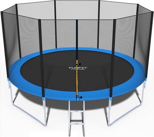 404 cm Trampoline met Gegalvaniseerd Frame - Duurzaam en..., Kinderen en Baby's, Speelgoed | Buiten | Trampolines, Nieuw, Ophalen of Verzenden
