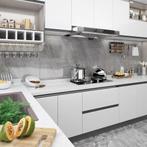 vidaXL Meubelfolie zelfklevend 500x90 cm PVC wit, Verzenden, Nieuw, Wit