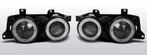 Koplampen Angel Eyes | BMW 5 Series E32/E34 1987-1995 | zwar, Auto-onderdelen, Verlichting, Verzenden, Nieuw, BMW