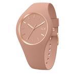 Ice-Watch roze ICE Glam Brushed IW019525 horloge - Siliconen, Sieraden, Tassen en Uiterlijk, Nieuw, Verzenden