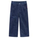 vidaXL Kinderbroek 92 ribfluweel marineblauw, Verzenden, Nieuw