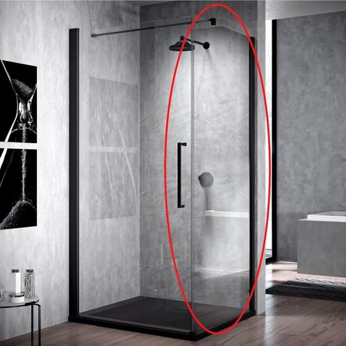 Aanbieding: Zijwand voor Douchecabine Novellini Young G+F, Doe-het-zelf en Verbouw, Sanitair, Ophalen of Verzenden