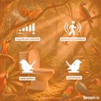 Tweet Bird Vogelgeluiden Huisje met Bewegingsmelder &amp;, Doe-het-zelf en Verbouw, Alarmsystemen, Ophalen of Verzenden, Zo goed als nieuw