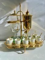 Koffiepot - Suiza de Sifón, bad met 24-karaats gouden, Antiek en Kunst