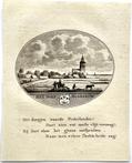 [Original city view, antique print] 't Dorp Blarikum