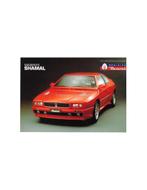 1994 MASERATI SHAMAL LEAFLET ENGELS, Nieuw, Author