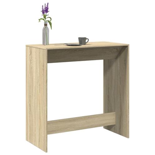vidaXL Bartafel 102x50x103,5 cm bewerkt hout sonoma, Huis en Inrichting, Tafels | Eettafels, Nieuw, Verzenden