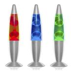 Innovagoods Lavalamp (Rood of Blauw), Huis en Inrichting, Verzenden, Nieuw, Glas, Minder dan 50 cm