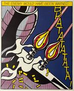 Roy Lichtenstein (after) - As I opened fire Poster, Antiek en Kunst