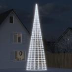 vidaXL LED-kerstboom aan vlaggenmast 3000 LEDs koud wit 800, Diversen, Kerst, Verzenden, Nieuw