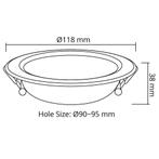 Milight RGBWW LED downlight inbouwspot - 6 Watt, Kunststof, Verzenden, Nieuw, Led