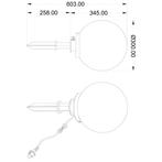 LED Priklamp met Stekker - Trion Balino - E27 Fitting - Mat, Huis en Inrichting, Ophalen of Verzenden, Nieuw