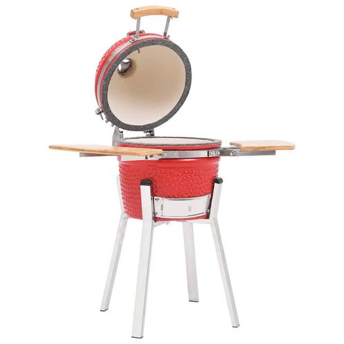vidaXL Kamado barbecue 76 cm keramiek, Tuin en Terras, Houtskoolbarbecues, Nieuw, Verzenden