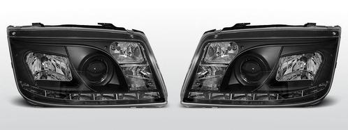 Koplampen LED DRL | Volkswagen Bora 1998-2005 | zwart, Auto-onderdelen, Verlichting, Nieuw, Volkswagen, Verzenden