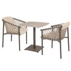 Vermont Allora dining set 75x75xH75 cm 3 delig keramisch, Tuin en Terras, Ophalen of Verzenden, Nieuw