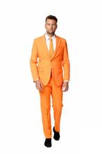 Oranje Herenkostuum 3-delig, Kleding | Heren, Ophalen of Verzenden, Nieuw