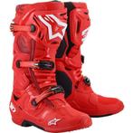 Crosslaarzen Alpinestars Tech 10 Rood, Motoren, Kleding | Motorkleding, Nieuw met kaartje, Alpinestars, Laarzen