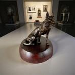 sculptuur, Berger allemand - 21 cm - Hout, Zinklegering, Antiek en Kunst