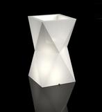 Verlichte Bloempot VALENCIA 70cm Wit | OP = OP 46%, 25 tot 40 cm, Kunststof, Nieuw, Ophalen of Verzenden