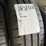 2 x Continental EcoContact 5 185-55-15 Zomerbanden 5mm, Auto-onderdelen, Banden en Velgen, Gebruikt, 15 inch, Band(en), Personenwagen