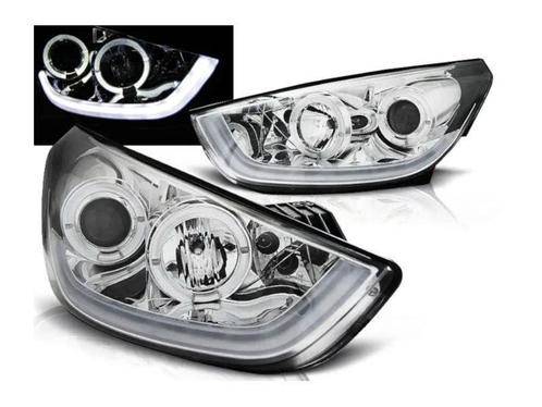 LED Tube DRL koplampen Chrome geschikt voor Hyundai Tucson, Auto-onderdelen, Verlichting, Nieuw, Hyundai, Verzenden