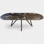 Cosmic Black Eettafel plat ovaal 220x90 Uitverkoop Sale, 100 tot 150 cm, Verzenden, Vijf personen of meer, Overige vormen