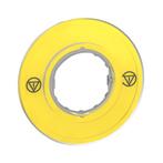 Harmony 60mm Ronde Noodstop Legendeplaat - ZBY9121 [2 Stuks], Doe-het-zelf en Verbouw, Elektra en Kabels, Verzenden, Nieuw, Overige typen