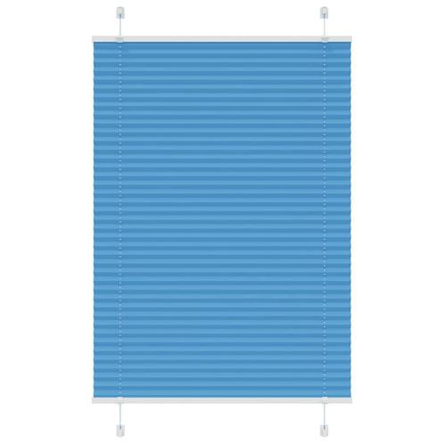 vidaXL Plissé rolgordijn 85x150 cm stofbreedte 84,4 cm, Huis en Inrichting, Stoffering | Gordijnen en Lamellen, Blauw, Nieuw, Verzenden