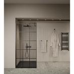 Inloopdouche | BWS | Oganto 2 | 80x200 cm | 8 mm | Zwart, Ophalen of Verzenden, Nieuw, Douche
