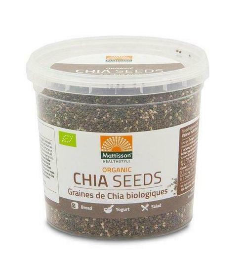 Chia seeds / zaden Mattisson raw food, 250 gram BIO, Diversen, Braces, Verzenden