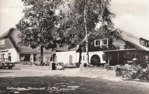 HELLENDOORN - Restaurant de Elf Provinciën, Verzamelen, Ansichtkaarten | Nederland, Verzenden