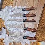 Keukenmes - Chefs knife - Damaststaal, palissanderhout en, Antiek en Kunst