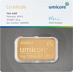 50 gram - Goud .999 - Umicore - Verzegeld en met certificaat