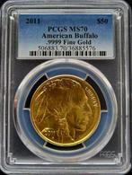 Gouden American Buffalo 1 oz 2011 PGCS MS70, Verzenden, Midden-Amerika, Losse munt, Goud